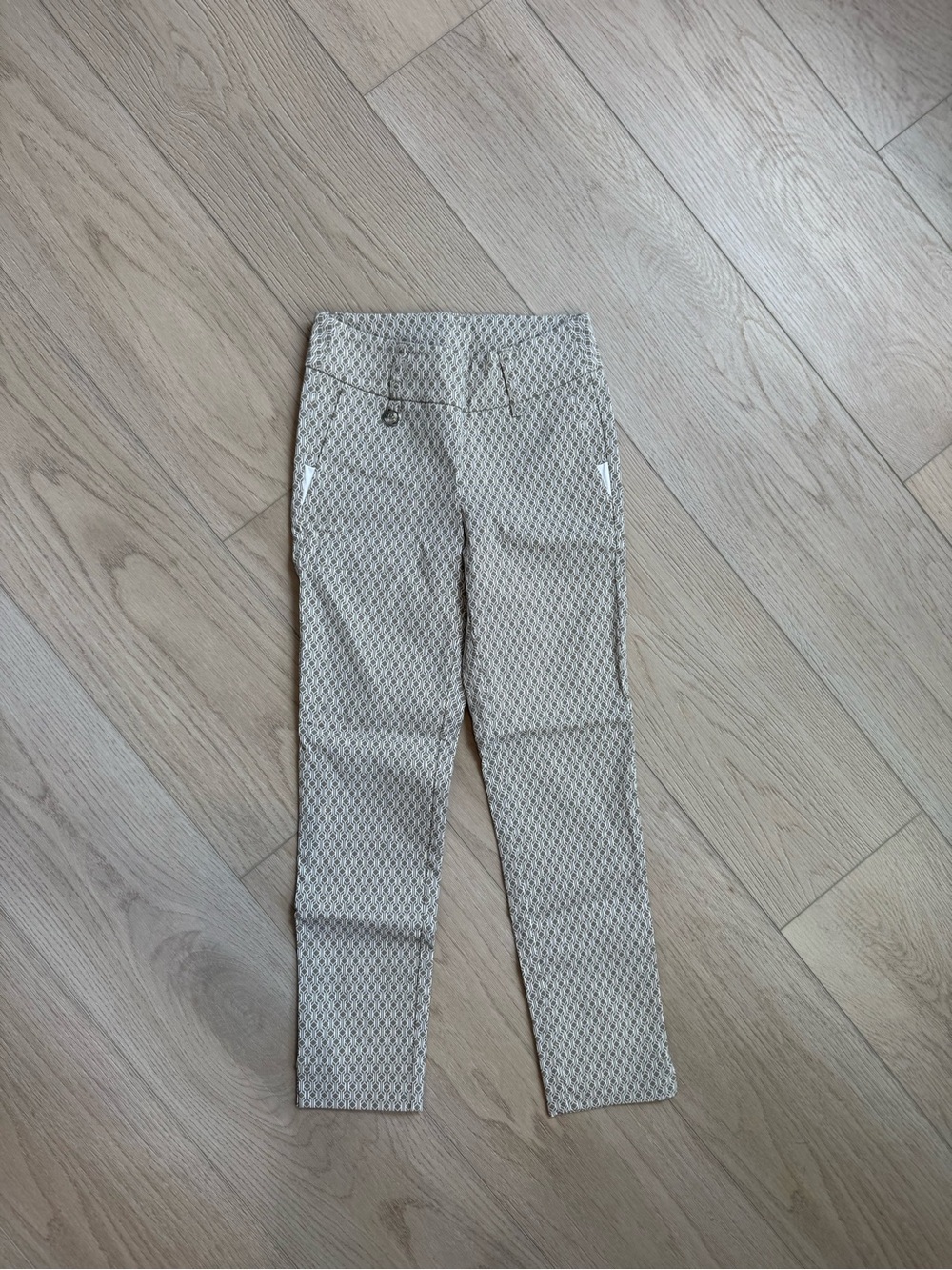Daily Sports Beige Geometric Print Women’s Golf Pants